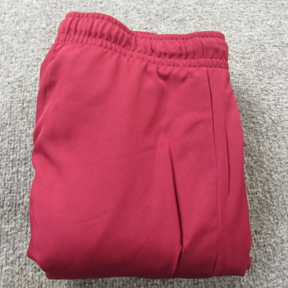 Nike Pants Womens Medium Maroon Dri-Fit‎ Sideline Warm Up Snap Ankle Performance